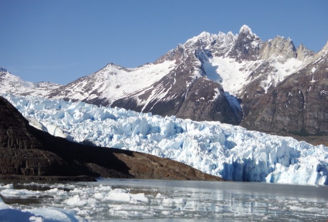 Grey Glacier and skyline